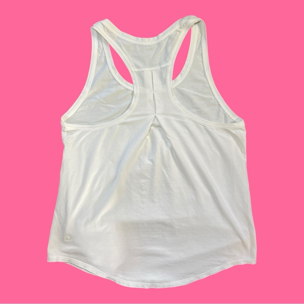Lululemon Love Tank *Pleated White Sz NST